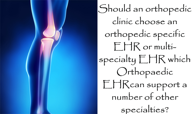 orthopedic ehr software