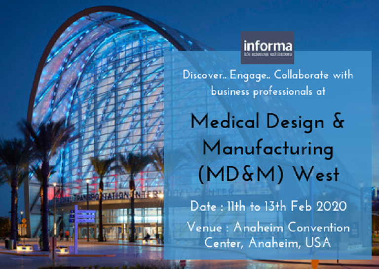 medical design and manufacturing 2019, md&m west 2020, md&m west 2019 exhibitor list, md&m minneapolis 2020, warm up with mack at md&m west