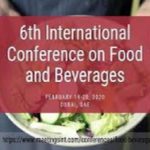 6th International Conference On Food And Beverages