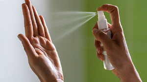 hand sanitizer spray